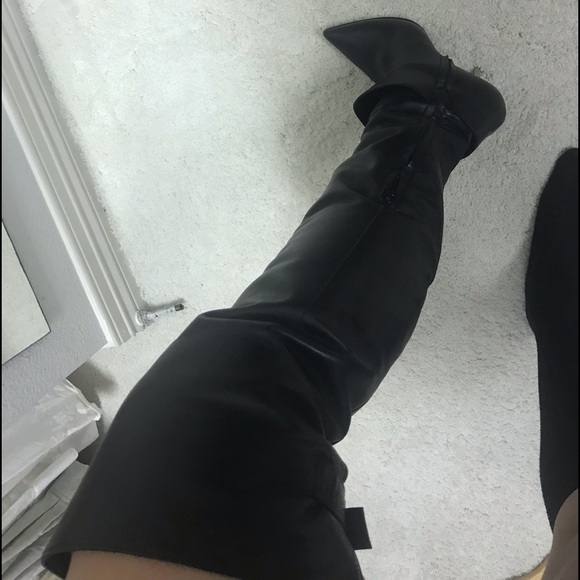 ❤️keeping VERSACE OTK over the knee boots black tassel - Picture 10 of 16